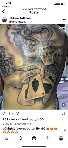 Explore cyber sigilism tattoo ideas, creative tattoo ideas in Houston, available at Ink Love Tattoos