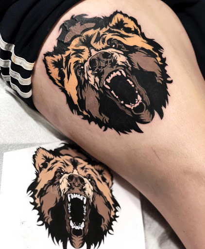 Explore headstone tattoo ideas, creative tattoo ideas in Peoria, available at InkCapital Tattoos