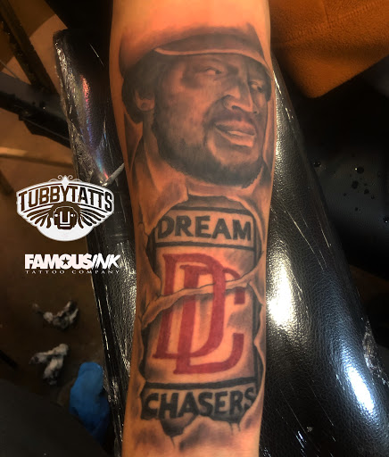 Explore dice tattoo ideas, creative tattoo ideas in Hammond, available at Famous Ink, Inc.