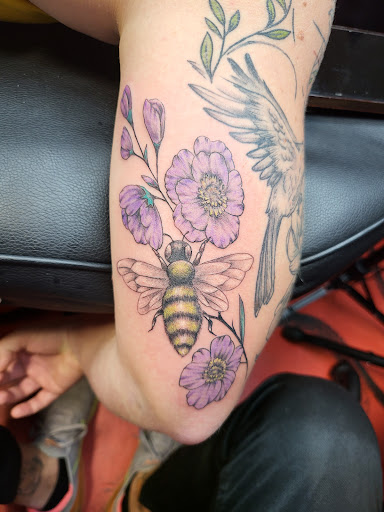 Explore moon tattoo ideas for guys, creative tattoo ideas in Stuart, available at Kenny Tats Inkcorporated