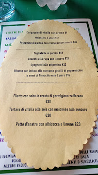 Menu / carte de Matterello à Comacchio
