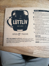 LüttLiv à Hamburg menu