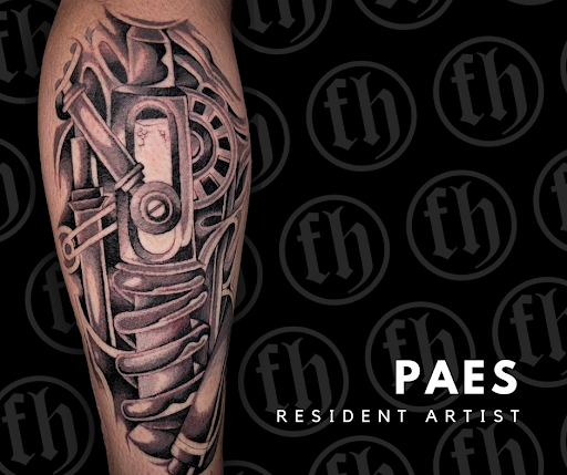 Explore fine line spine tattoo ideas, creative tattoo ideas in Colorado Springs, available at Fallen Heroes Tattoo & Piercing (Colorado)