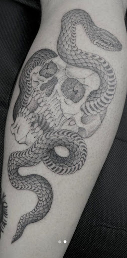 Explore cursive tattoo ideas, creative tattoo ideas in Virginia Beach, available at Salt Water Tattoo
