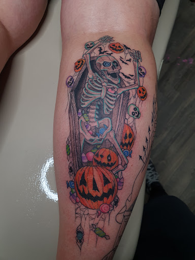 Explore boondocks tattoo ideas, creative tattoo ideas in Eaton, available at Alley Cat Tattoos & Body