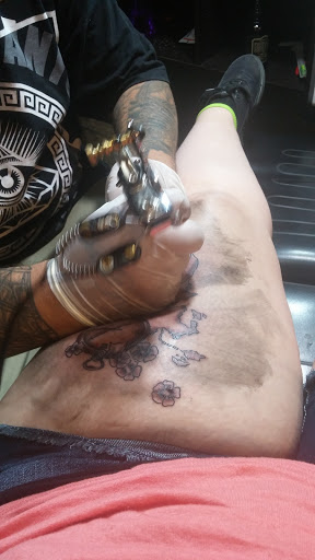 Explore leopard tattoo ideas, creative tattoo ideas in Chandler, available at 24 Hour Tattoo & Piercing