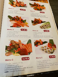 Carte du Restaurant Japonais Yokina à Saint-Denis