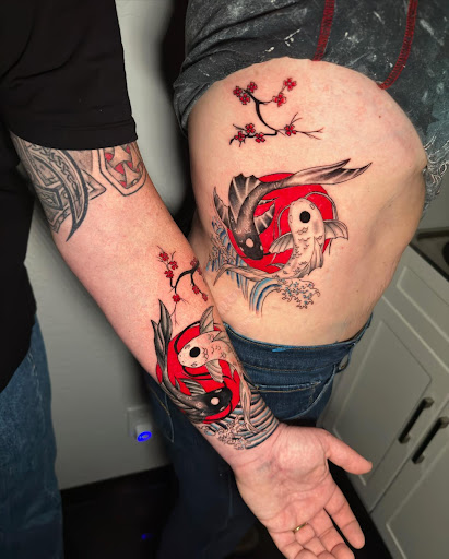 Explore helicopter tattoo ideas, creative tattoo ideas in Glendale, available at Black Raven Tattoo