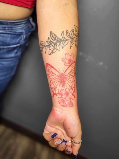 Explore disney tattoo sleeve ideas, creative tattoo ideas in Athens, available at United Ink Tattoos and Body Piercings