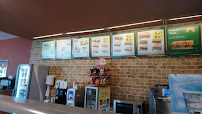 Menu / carte de Subway à Montélimar