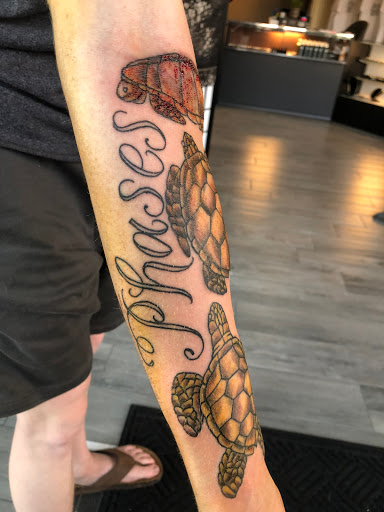 Explore tattoo ideas for girlfriends name, creative tattoo ideas in Pocatello, available at Into You Piercing and Tattoo