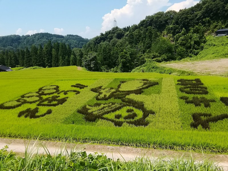 稲作アート、ヤギの杜