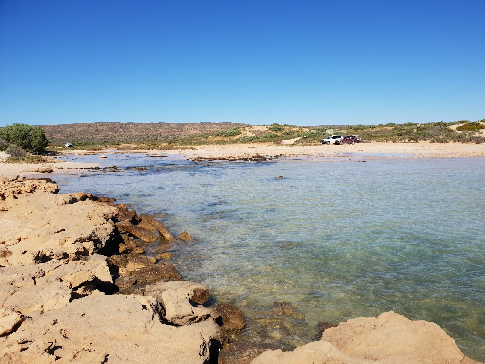 Foto av Kurrajong Beach med turkos rent vatten yta