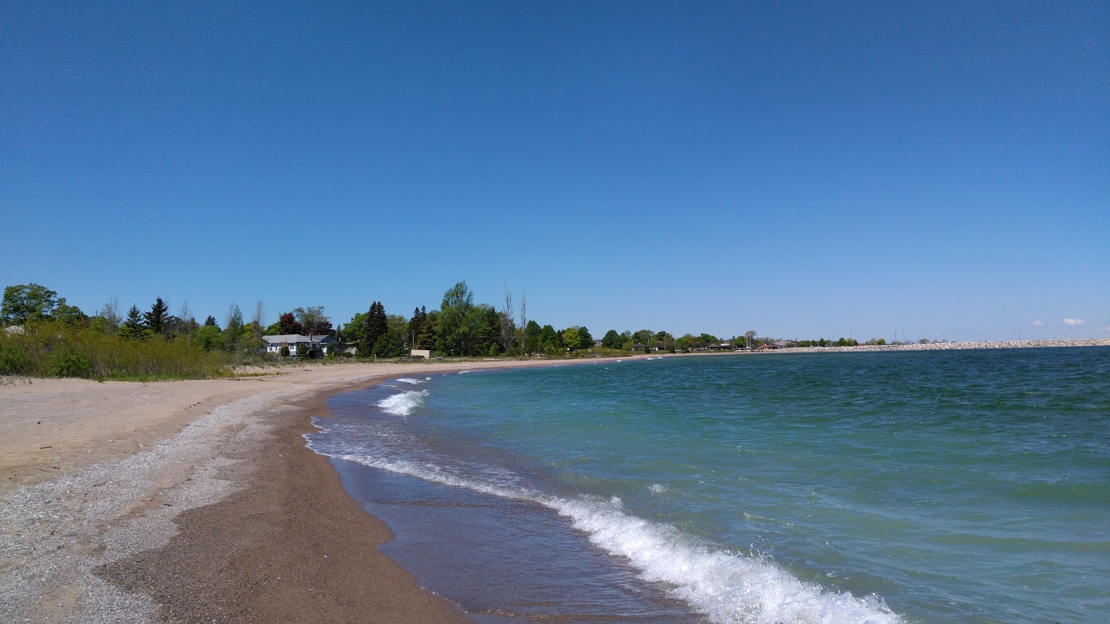 Photo of South Shore Park Beach with gray sand &  pebble surface