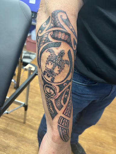 Explore shield maiden tattoo ideas, creative tattoo ideas in Killeen, available at LaRudes Tattoos