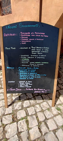 Menu / carte de Welcome Reception System à Priverno