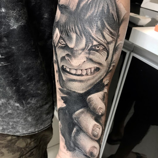 Explore colorful flower tattoo ideas, creative tattoo ideas in San Diego, available at SD Tattoo