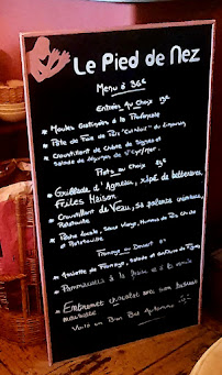 Restaurant Le Pied de Nez à Le Castellet - menu / carte