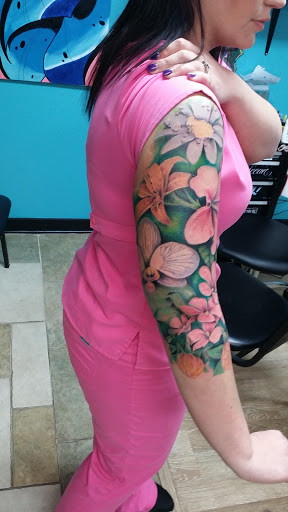 Explore small patchwork tattoo ideas, creative tattoo ideas in Ocala, available at The Tattoo Gallery of Ocala LLC