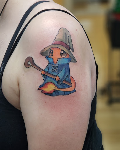 Find beach scene tattoo ideas for your next unique tattoo in Molalla at Back40Tattoo