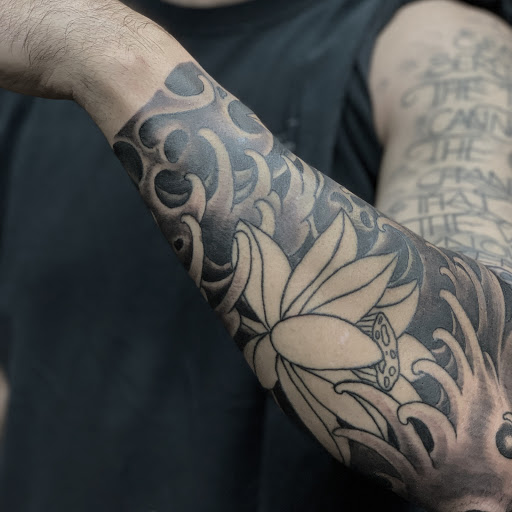 Explore hurt tattoo ideas, creative tattoo ideas in Matthews, available at Divine Arts Tattoo Company