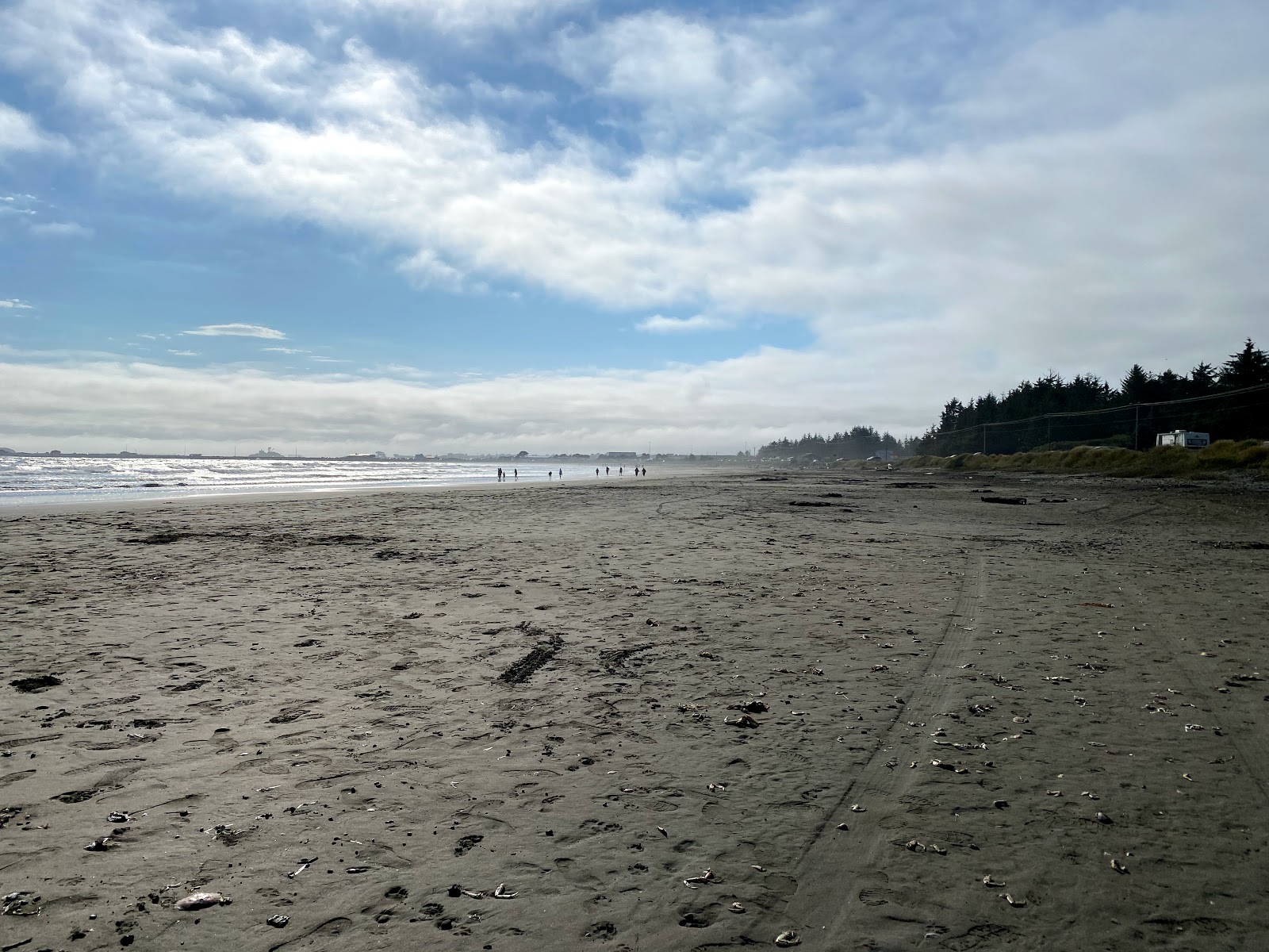 Foto von Crescent Beach mit teilweise sauber Sauberkeitsgrad