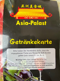 Asiapalast Soest à Soest menu