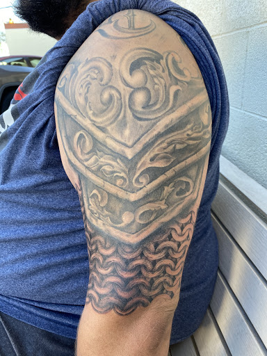 Explore infinity name tattoo ideas, creative tattoo ideas in Sparks, available at Tidal Wave Tattoo