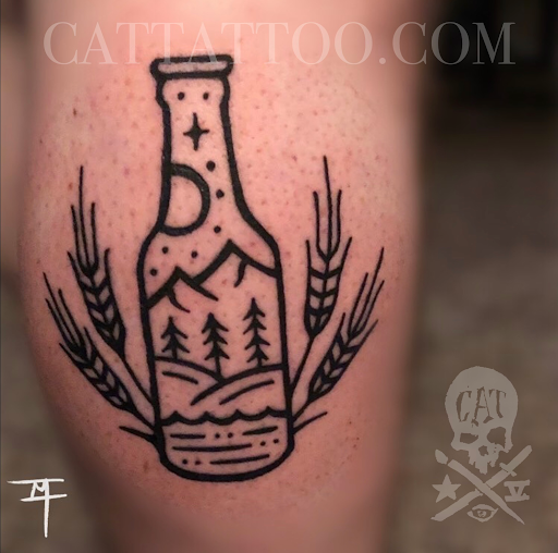 Explore fear god tattoo ideas, creative tattoo ideas in Addison, available at Cat Tattoo