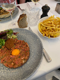 Steak tartare du Restaurant français Brasserie La Lorraine à Paris - n°11