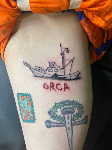 Explore interstellar tattoo ideas, creative tattoo ideas in Knoxville, available at Asylum of Ink