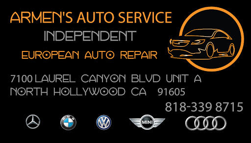 Armens Auto Service. Independent B.M.W, MBZ, AUDI, & VW image