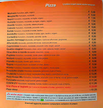 Carte du Ristorante Pizzeria Costa 210 à Bologna