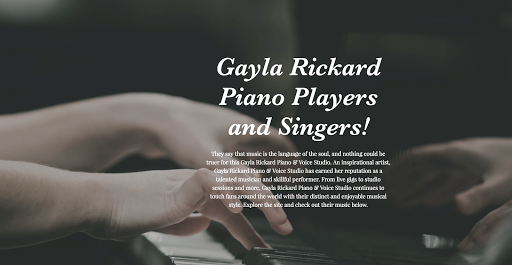 Gayla Rickard Piano Players and Singers