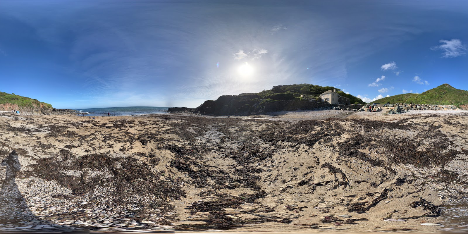 Lannacombe beach'in fotoğrafı dağlarla çevrili