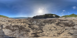 Lannacombe beach'in fotoğrafı dağlarla çevrili