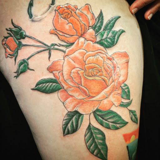 Explore female back tattoo ideas, creative tattoo ideas in Walnut Cove, available at Wildfire Tattoo Studio