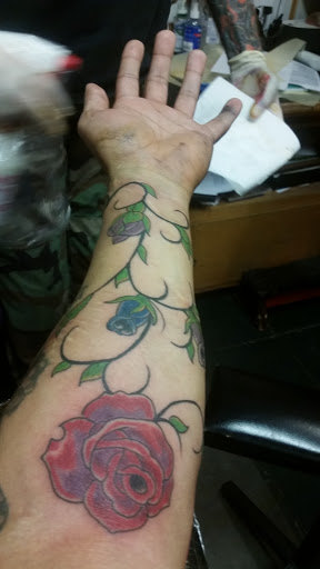 Explore dancing tattoo ideas, creative tattoo ideas in Sacramento, available at Sacramento Tattoo & Piercing