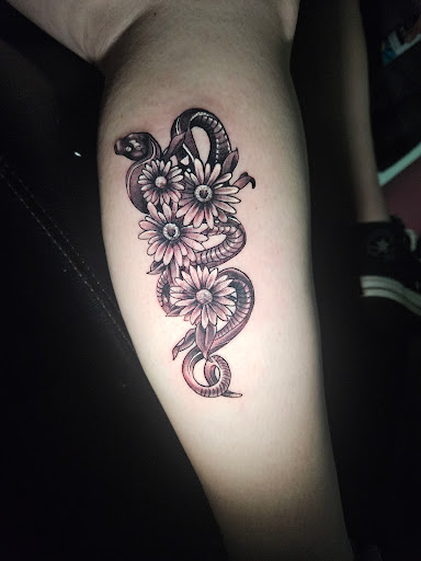 Explore family initials tattoo ideas, creative tattoo ideas in Angola, available at Hoodlum Ink