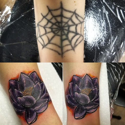 Explore blessed neck tattoo ideas, creative tattoo ideas in Cumberland, available at Queen City Ink