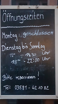 St. John Patrician House à Görlitz menu