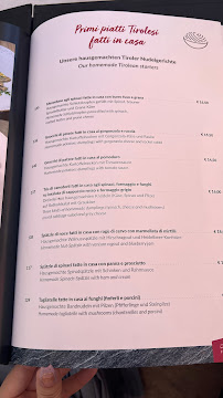 Mauriz Keller - Restaurant - Pizzeria à Urtijëi menu