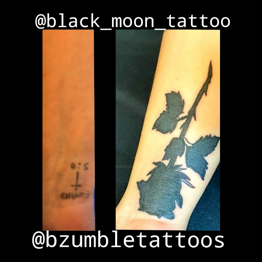 Explore tattoo family ideas, creative tattoo ideas in Copperas Cove, available at Black Moon Tattoo Company