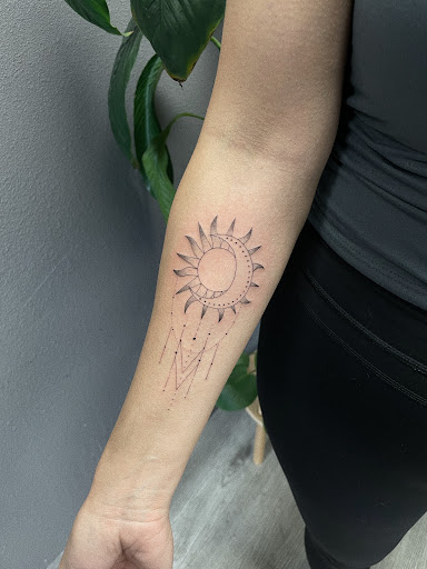 Explore small watercolor tattoo ideas, creative tattoo ideas in Orange, available at Baron Art Tattoo