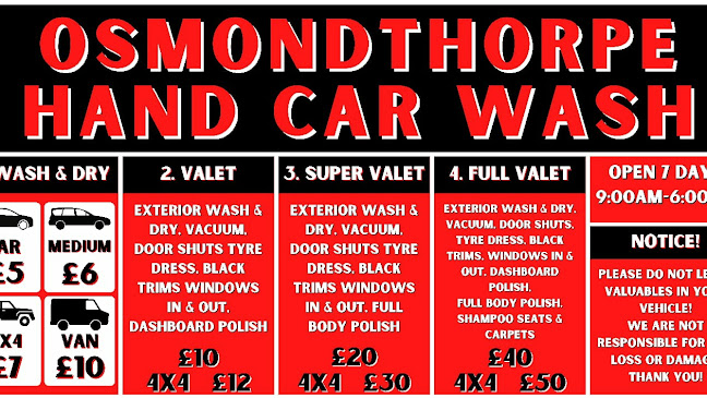 Comments and reviews of Osmondthorpe Hand Car Wash