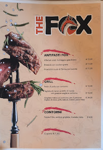 Menu / carte de Fox Pizzeria Griglieria Hamburgheria à Costa Volpino