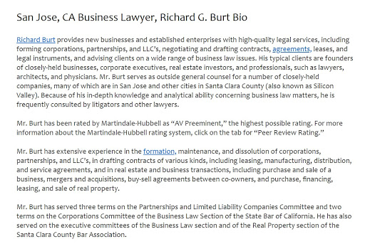 Lawyer «Richard G. Burt», reviews and photos