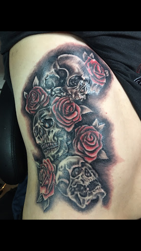 Explore 49er tattoo ideas, creative tattoo ideas in Warner Robins, available at Untold Pain Tattoo Studio