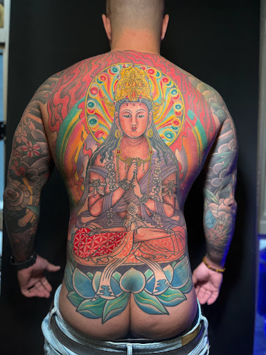 Explore shoulder tattoo idea, creative tattoo ideas in Miami, available at Miami Tattoo & Co Midtown