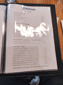 Bleibergs à Berlin menu